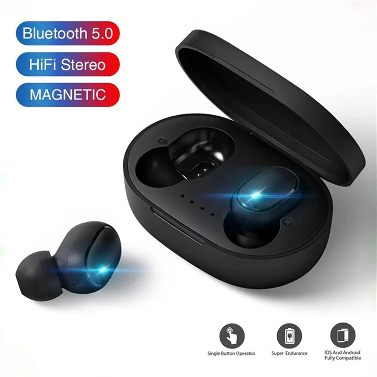 Wireless Bluetooth Headset, Noise Cancelling Earphones