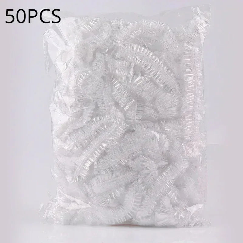 50/100PCS Disposable Shower Cap
