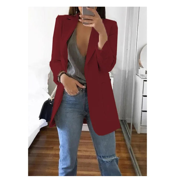 Casual Suit, Open Neck Slim Fit Cardigan