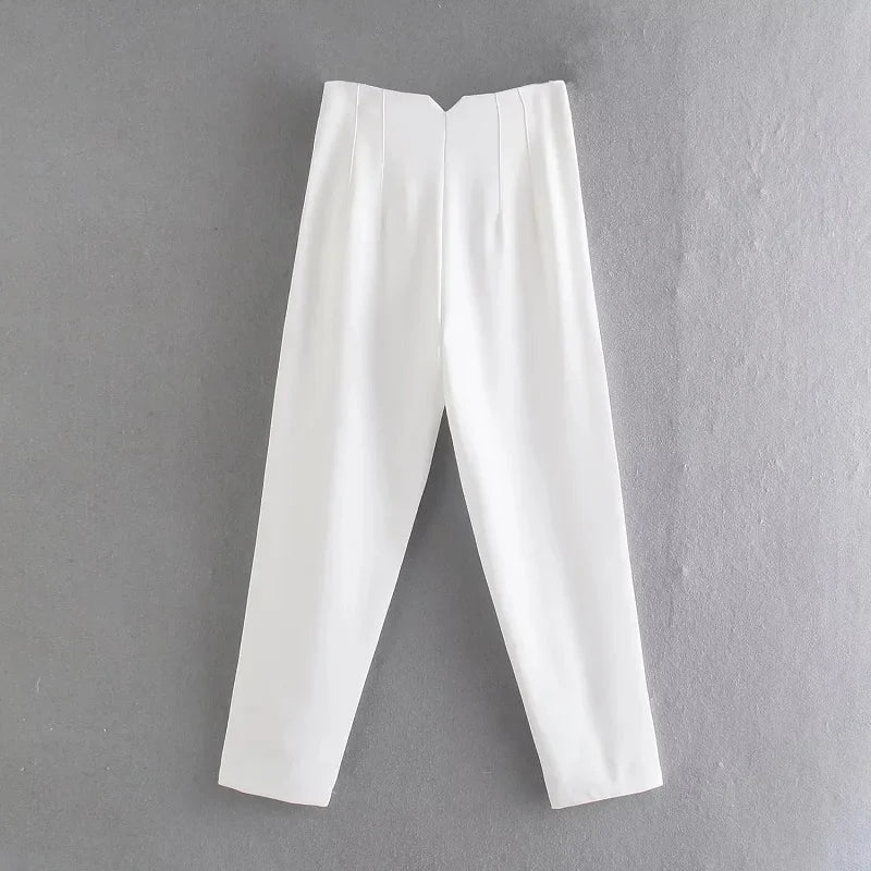 High Waist Pencil Trousers