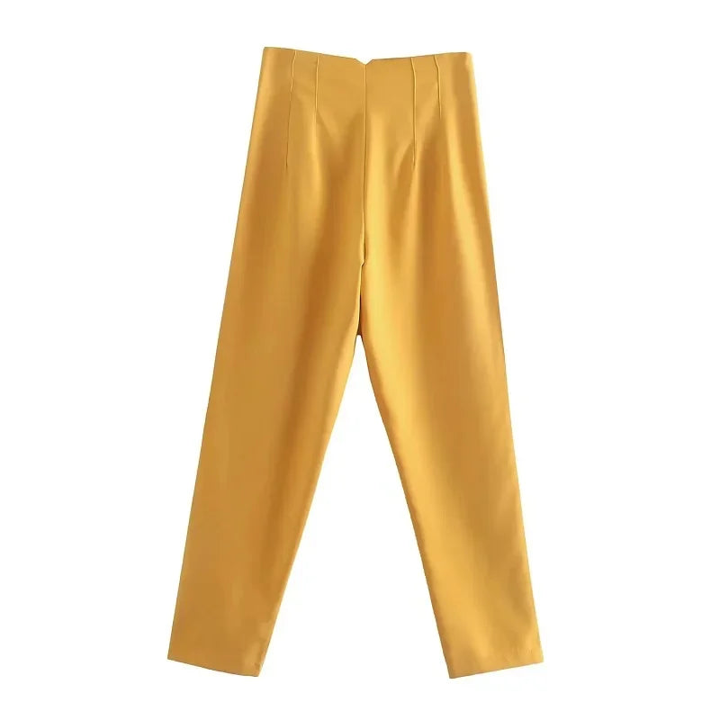 High Waist Pencil Trousers