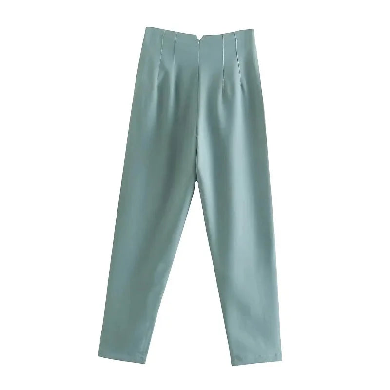 High Waist Pencil Trousers