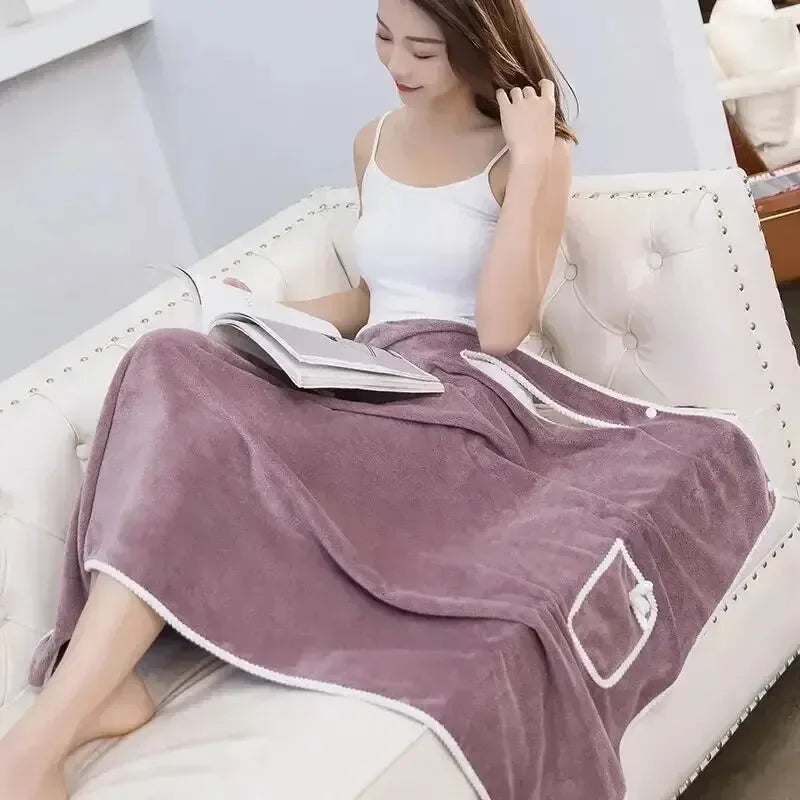 Wearable Bath Towels