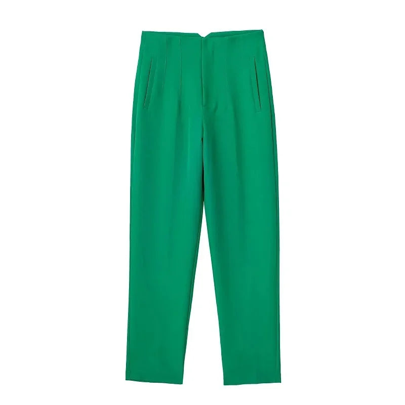 High Waist Pencil Trousers